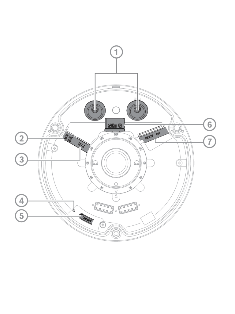 BOSCH V_NCE7703FK - Domo fijo 6MP Esquina IR