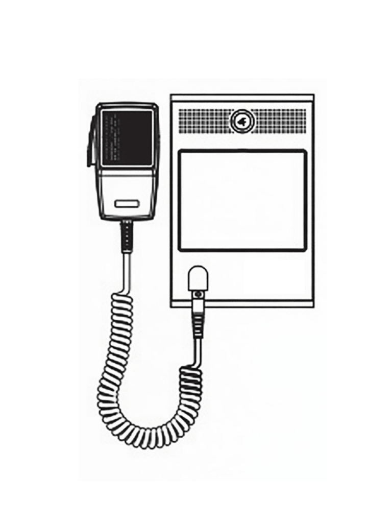 BOSCH M_PRACSLW - Estación Llamada LCD Montaje Pared