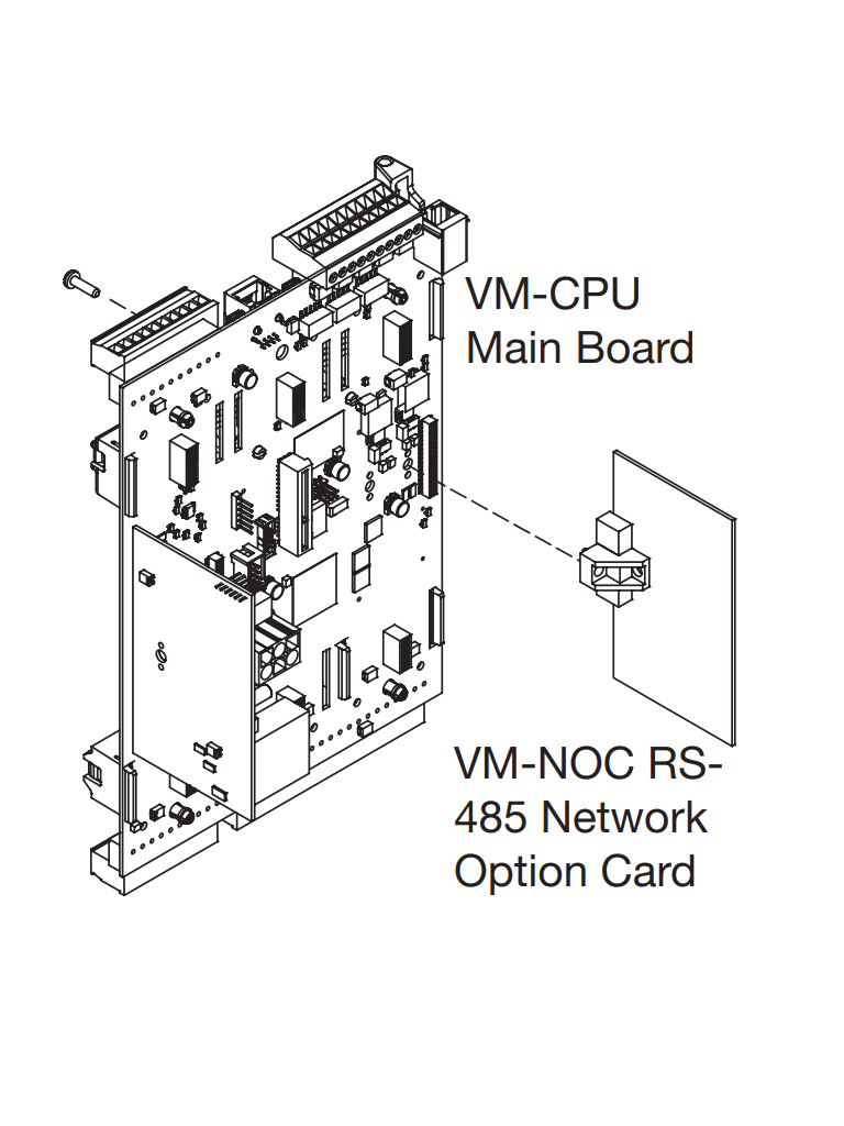 KIDDE VMNOC - Tarjeta de Opción de Red / RS485 / Cableado Clase A/B