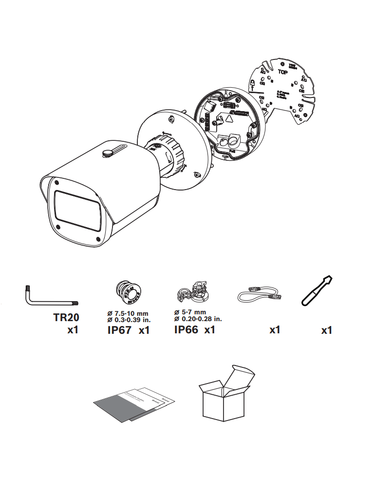 BOSCH V_NBE7703ALXT - Bullet 4MP HDR X 10.5-47mm IP66/67 IK10 / DINION 7100i IR