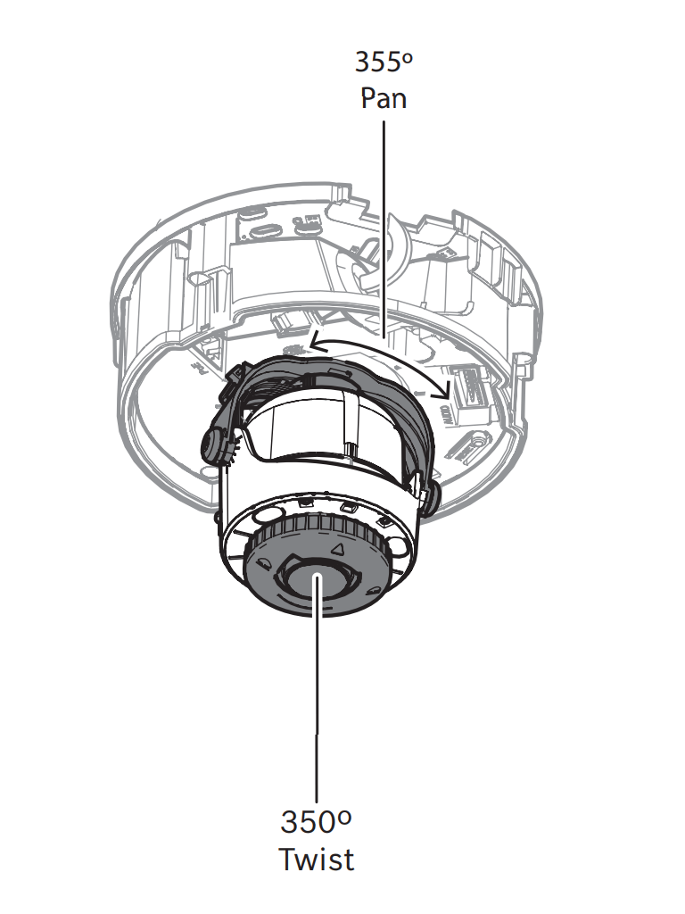 BOSCH V_NDV5702AL - Domo Fijo 2MP HDR 3.2-10.5mm IR E/S / Interior / FLEXIDOME 5100i