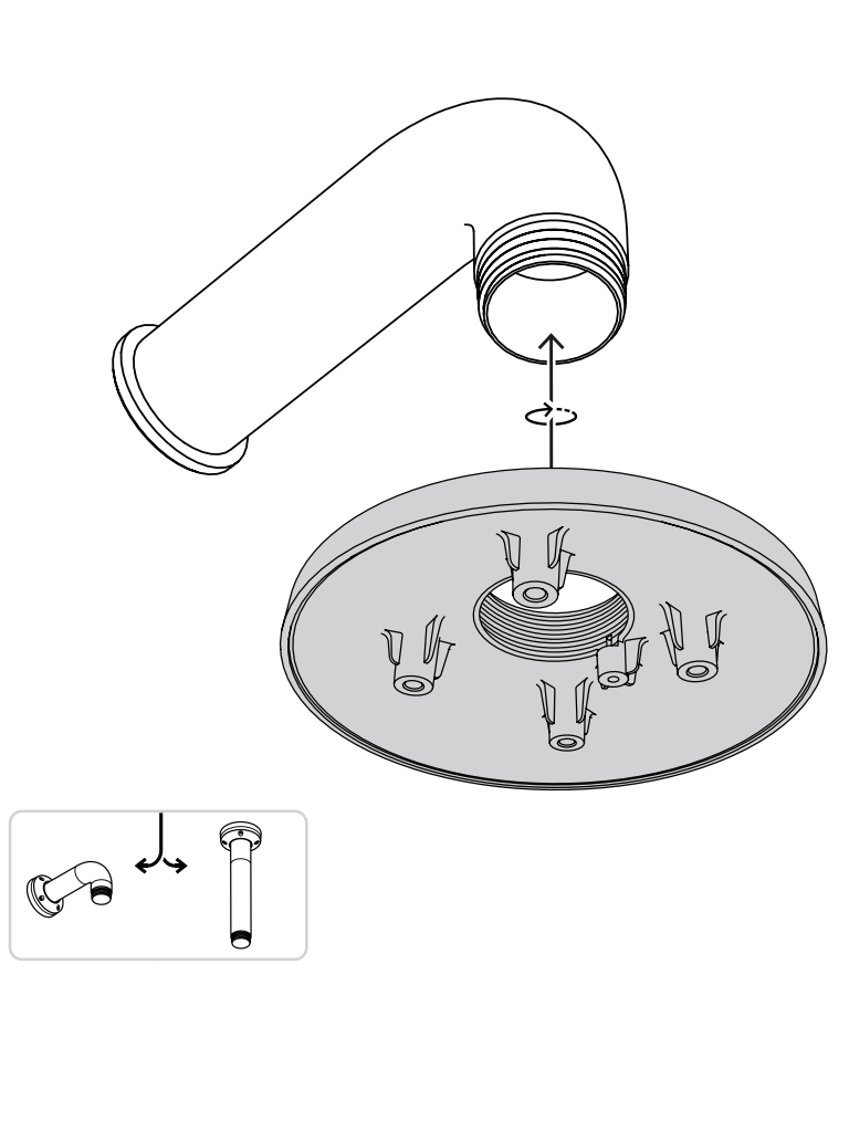 BOSCH V_NDA5080PIP - Placa de Interfaz Colgante 148mm