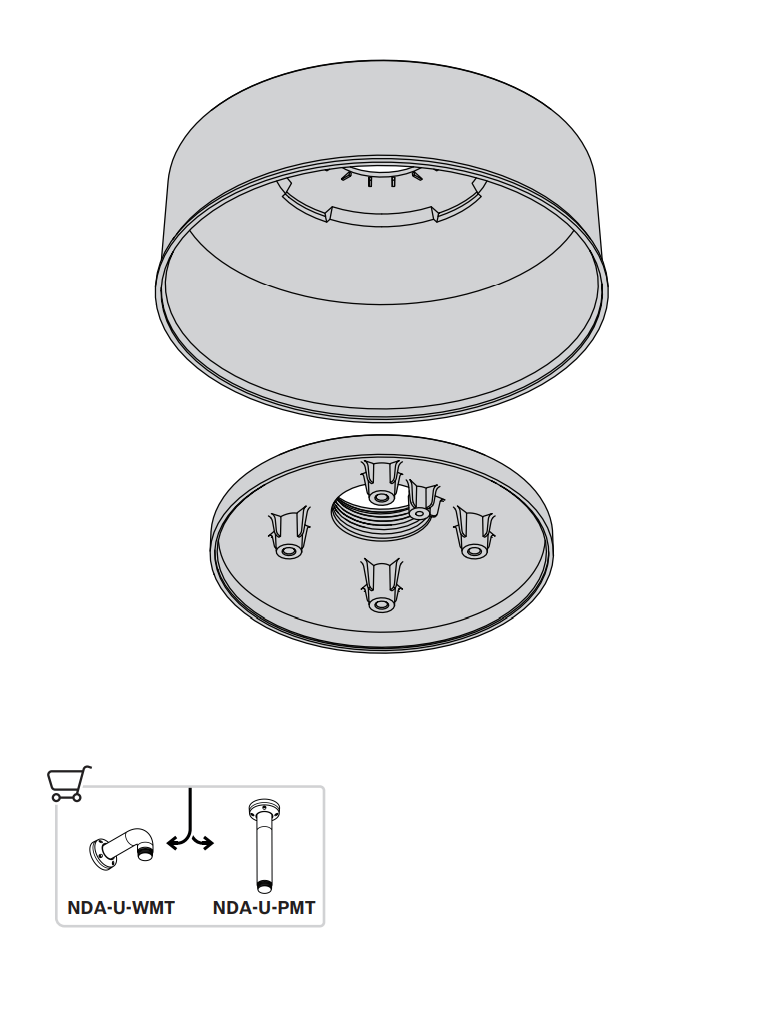 BOSCH V_NDA5080PIPW - Placa de Interfaz Colgante 148mm con Tapa
