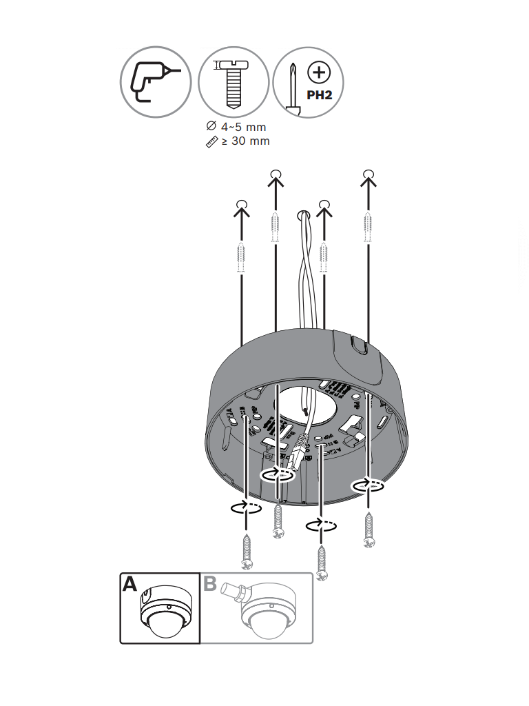 BOSCH V_NDE5703A - Domo Fijo 5MP HDR 3,2-10,5mm IP66