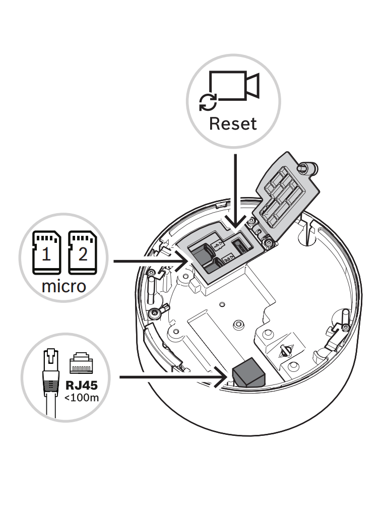 BOSCH V_NDV8502R - Domo Fijo 2MP HDR 3-9mm PTRZ