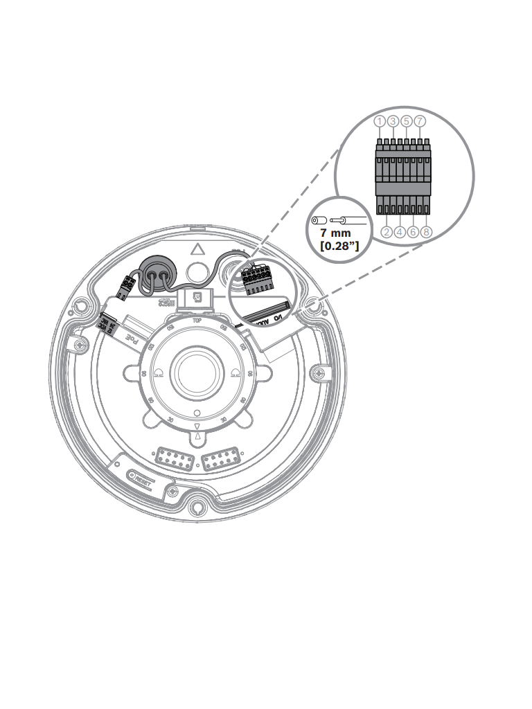 BOSCH V_NCE7703FK - Domo fijo 6MP Esquina IR