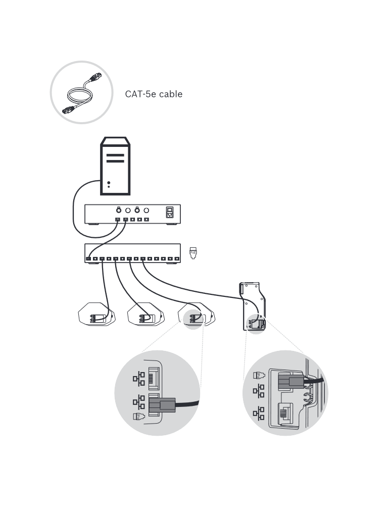 BOSCH M_DCNMDE - Dispositivo de debate con pantalla táctil 4.3" /  Lector NFC