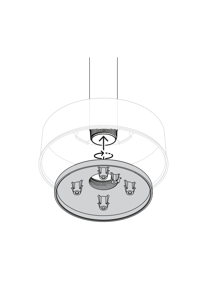 BOSCH V_NDA5080PIPW - Placa de Interfaz Colgante 148mm con Tapa