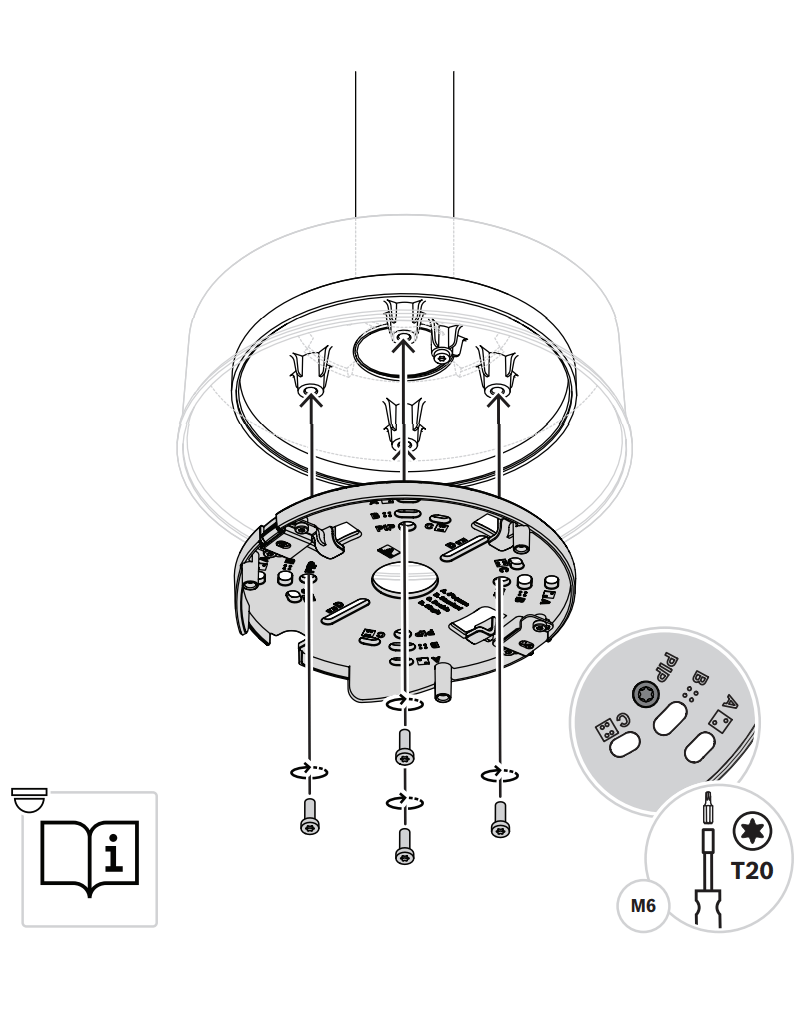 BOSCH V_NDA5080PIPW - Placa de Interfaz Colgante 148mm con Tapa