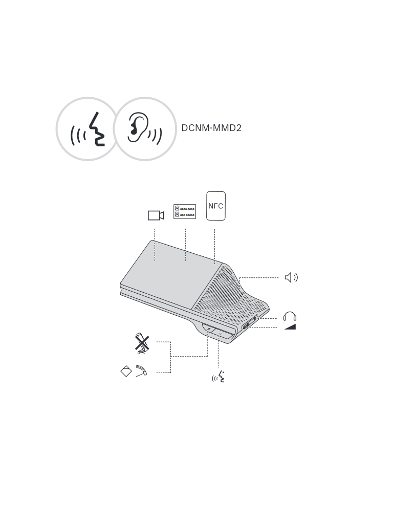 BOSCH M_DCNMDE - Dispositivo de debate con pantalla táctil 4.3" /  Lector NFC