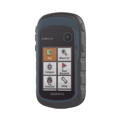 GPS Portátil eTrex 22 para Actividades al Aire Libre / Pantalla TFT Transflectiva de 2.2 Pulgadas / Resolución 240 x 320 Píxeles / 8 GB de Memoria / Mapas Preinstalados de Europa / Resistencia al Agua IPX7 / Compatible con microSD / B