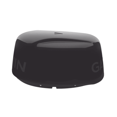 Radar  tipo domo GMR Fantom 18x color negro de hasta 48 Millas Náuticas de alcance máximo, con 50 W de potencia.