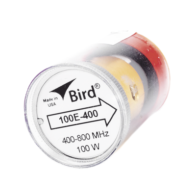 Elemento de 100 Watt en linea 7/8" para Wattmetro BIRD 43 en Rango de Frecuencia de 400 a 800 MHz.
