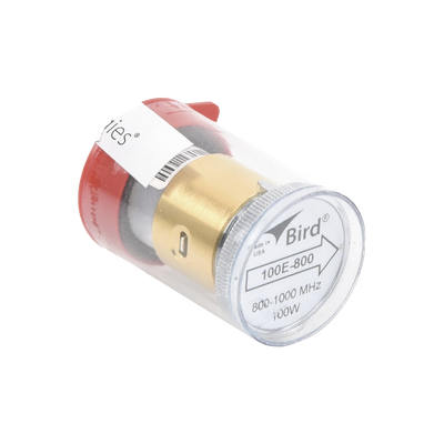 Elemento de 100 Watt en Línea 7/8" para Wattmetro BIRD 43 en Rango de Frecuencia de 800 a 1000 MHz.
