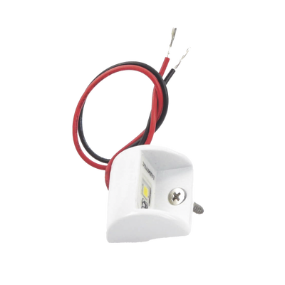 Luz led marina de cortesía serie Andros, emite luz de color blanco brillante de 45 lúmenes, para uso exterior e interior, fabricado bajo norma de protección IP67.