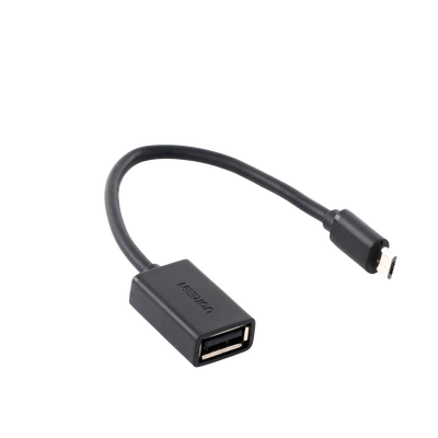 Adaptador OTG Micro USB Macho a USB 2.0 A Hembra