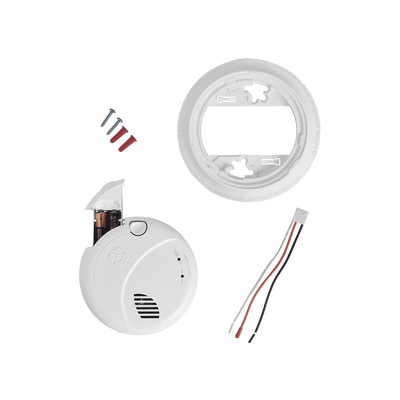 Detector Combo de Humo/CO, 120 Vca, No Requiere Panel, Con Batería de Respaldo, Sensor Inteligente de Falsas Alarmas