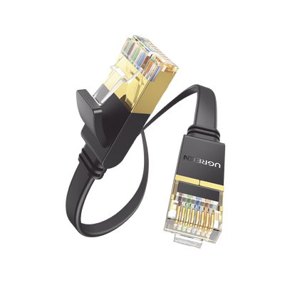 Cable Ethernet Plano Cat7 U/FTP 10 Gigabit 600MHz 1 Metro (3.28 Pies)