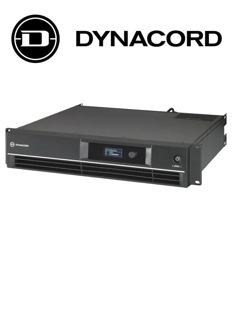 BOSCH M_L2800FDUS - Amplificador de Potencia con DSP 2x1400W / Low-Z / DYNACORD