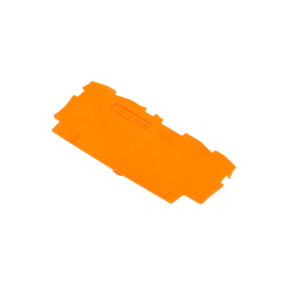 Placa Final e Intermedia / 0.8 mm Espesor / Naranja / Poliamida PA 66 / UL94 V0 / Montaje Tipo Encajable / 70 x 33 mm (2.756 x 1.299 in)