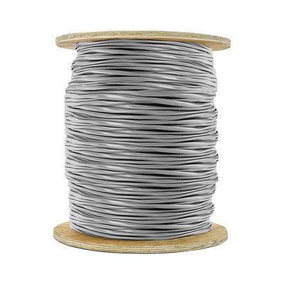 Carrete de 305 Metros (1000 Pies) / Cable de Cobre / 12 x 22 AWG / Riser / Tipo CMR CL3R FPLR / Para Interior / Color Gris / Para Aplicaciones de Alarmas de Intrusión y Automatización