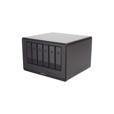 NASync DXP6800 Pro | SO UGOS Pro | Intel® i5 1235u 10-Core™ | 6-Bahias (SATA) Hasta 144TB | 2* M.2 SSD Hasta 16TB | 8GB DDR5 (Exp. a 64GB) | 2 Thunderbolt™4 | 2*10GbE | 1*USB3.2 Gen2 | 2*USB 2.0 | 2*USB 3.2Gen2 | HDMI 2.1 8K | SD 4.0