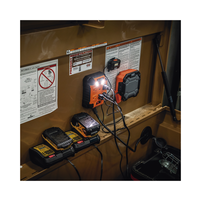 Multicontacto Powerbox 1, con 4 Salidas 120 Vca, 2 USB-A / 1 USB-C, Luces LED Integradas y Soporte Magnético