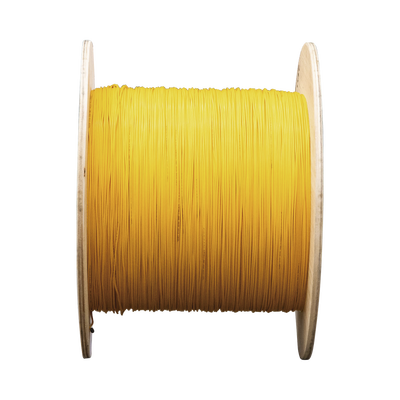 Fibra Óptica Multimodo OM4, 2 mm, Simplex, Tight Buffer, 900 micras, Color Amarillo