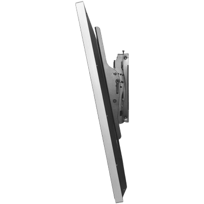 Montaje de pared Universal con inclinacion para Pantallas de 40" a 75" / Inclinación +15° a -5° / Capacidad Carga 79 kg / Sistema Hook-and-Hang Instalación Individual