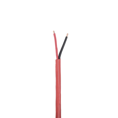 Bobina de 305 Metros (1000 Pies) de Alambre / 2 x 18 AWG / Riser / Tipo FPLR-CL3R, FT4 / Color Rojo / Para Aplicaciones en Sistemas de Detección de Incendio y Sistemas de Evacuación