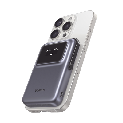 Power Bank Serie UNO Inalambrico | 10000mAh | 7.5W/20W | Con Emojis de ...