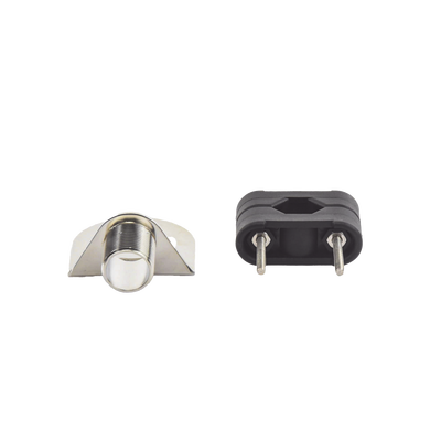 Soporte para antenas marinas con adaptadores de nailon para ajustarse a rieles cuadrados o redondos verticales u horizontales de 7/8″, 1″ y 11⁄4″