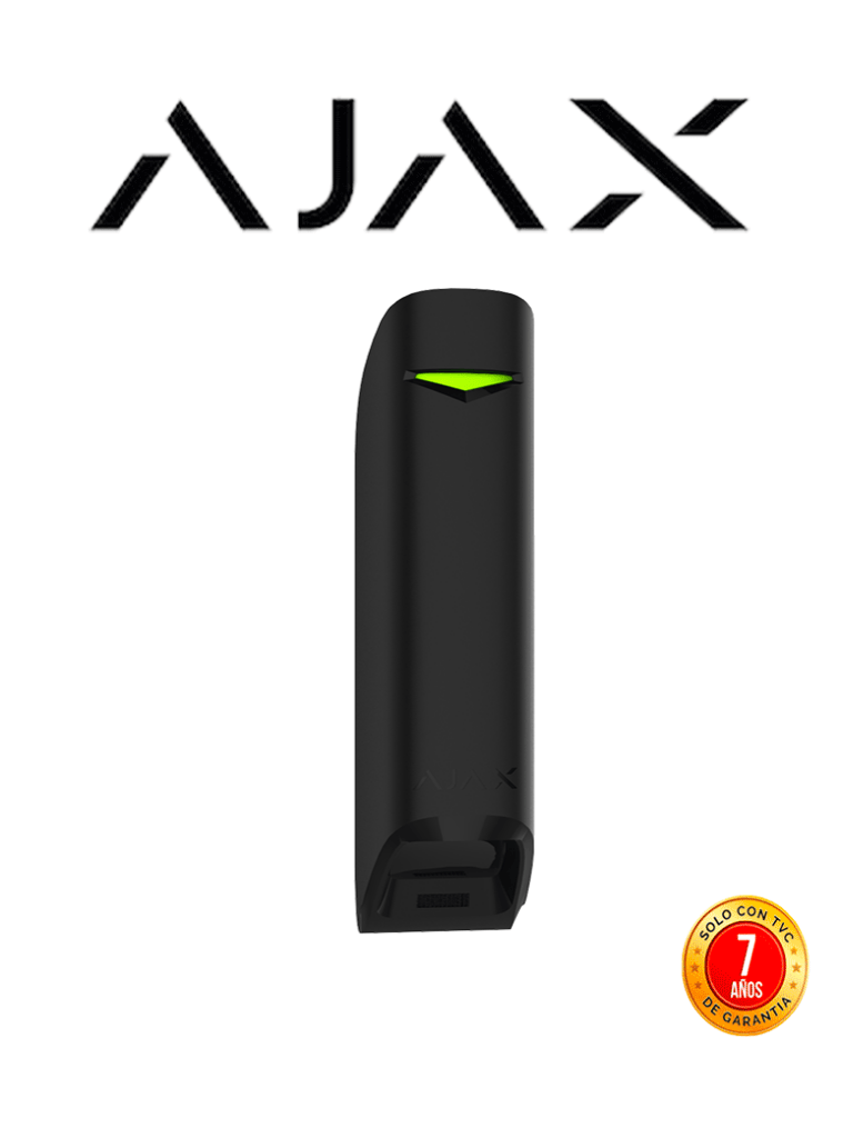 AJAX MotionProtect Curtain B - Detector de movimiento de ángulo estrecho para uso en interiores. Color Negro (28300.36.BL3)