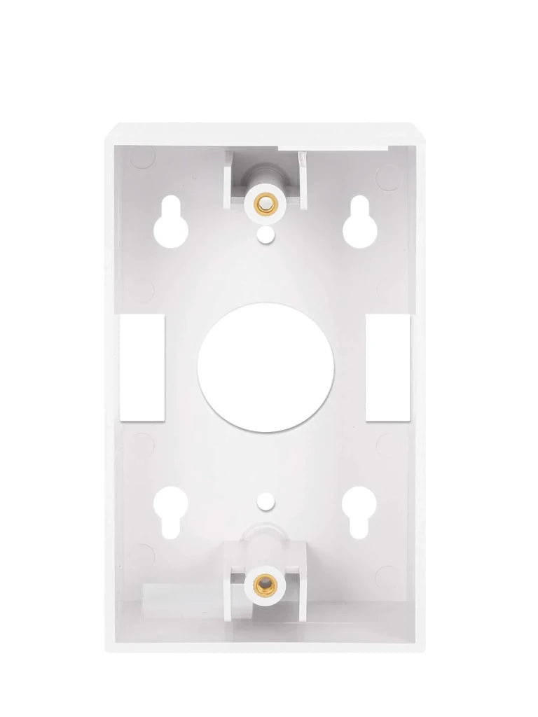 INTELLINET 517874 Caja para pared Conexión sencilla, 4.8 cm de profundidad, blanco Conexión sencilla, 4.8 cm de profundidad, blanco