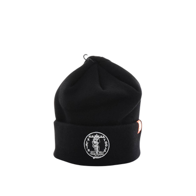 Gorro Negro de Tejido Grueso para Instaladores, con Logo KLEIN TOOLS Vintage.