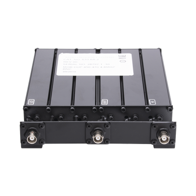 --Descontinuado-Duplexer Compacto de Rechazo de Banda, 450-470 MHz, 6 cavidades, 50 Watt.