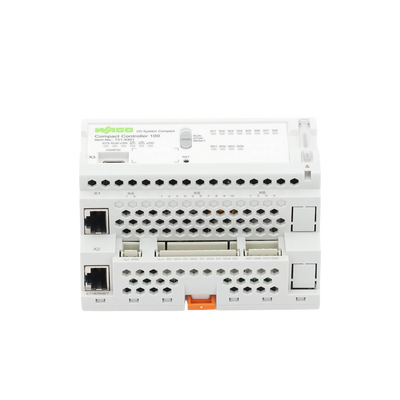 Controlador Compacto PLC / 8DI 4DO 2AI 2NI / Cortex A7 650 MHz / 512 MB RAM / 2x Ethernet / CODESYS V3.5 / Node-RED / Python / C++ / Docker / IEC 61131-3 / Real-time Linux