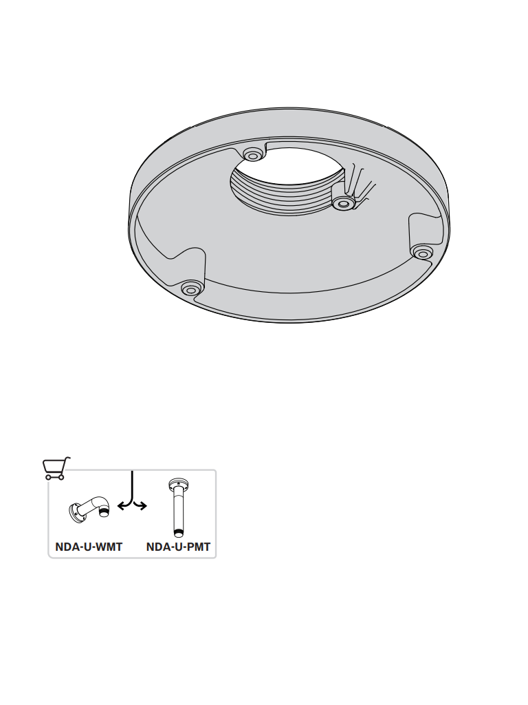 BOSCH V_NDA3082PIP - Placa de interfaz colgante, 123mm