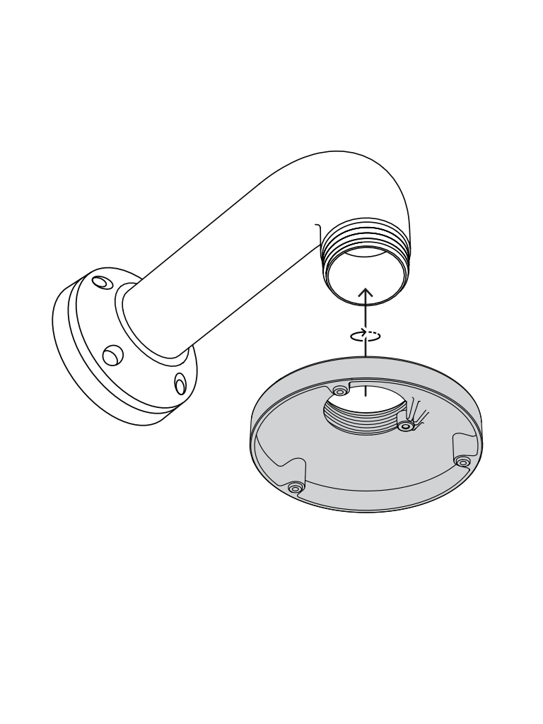BOSCH V_NDA3082PIP - Placa de interfaz colgante, 123mm