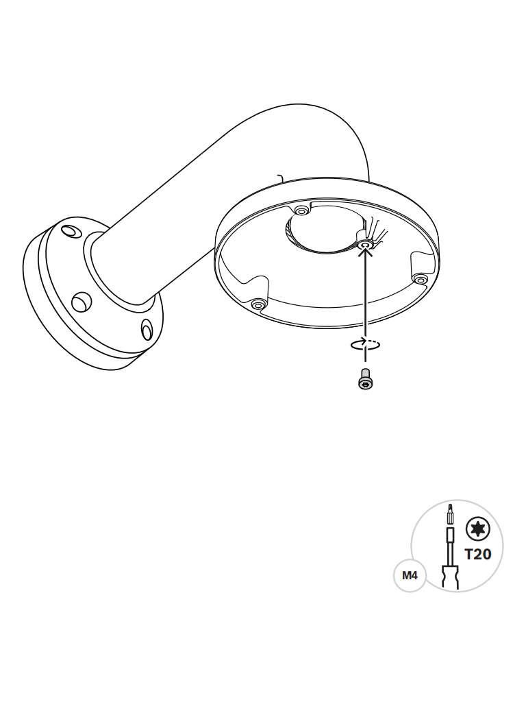 BOSCH V_NDA3082PIP - Placa de interfaz colgante, 123mm