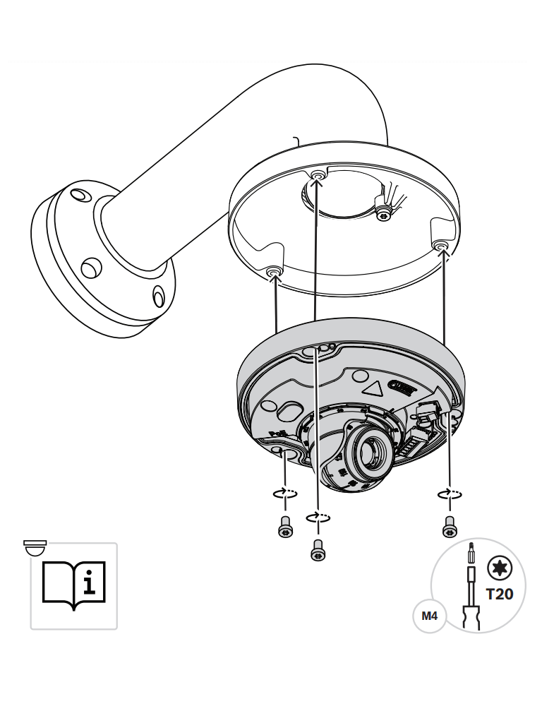 BOSCH V_NDA3082PIP - Placa de interfaz colgante, 123mm