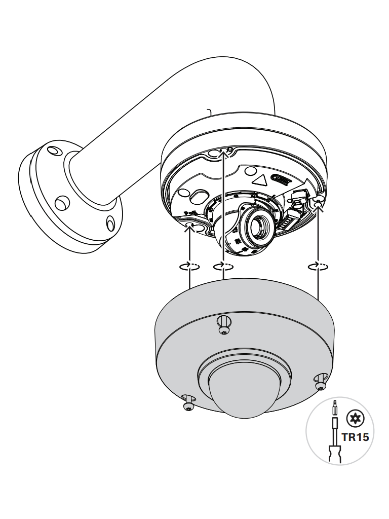 BOSCH V_NDA3082PIP - Placa de interfaz colgante, 123mm