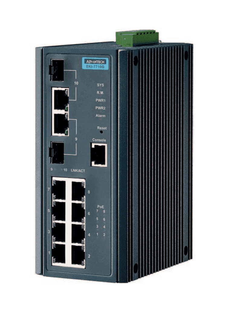 BOSCH M_PRAES8P2S - Switch Ethernet / 8xPoE / 2xSFP