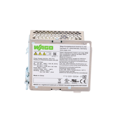 Fuente de Alimentación Conmutada / 24V DC 2.5A 60W / Sincronización Primaria ECO / Montaje Carril DIN-35 / SELV-PELV / IP20 / CAGE CLAMP®