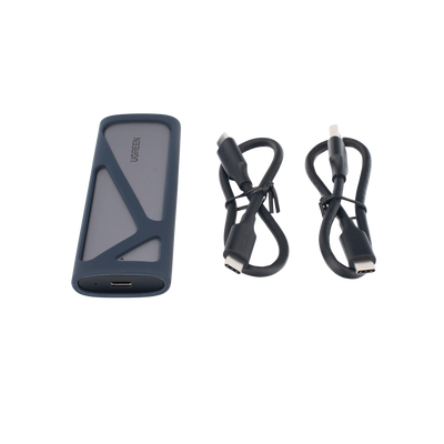 Carcasa Disco Duro NVME M.2 (Enclosure) | Hasta 2TB | USB3.1 a 10 Gbps | SATA SSD PCIE 3.0 | Soporta M Key y B Key | Compatible con SSD M.2 NVME 2230/2242/2260/2280 | UASP | S.M.A.R.T. | TRIM | ESD Incorporado | Caja de Aluminio.