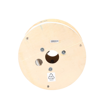 Bobina de Cable Blindado F/UTP de 4 Pares, Z-MAX, Cat6A, Soporte de Aplicaciones 10GBase-T, CM, Color Blanco, 305 Metros (1000 Pies)