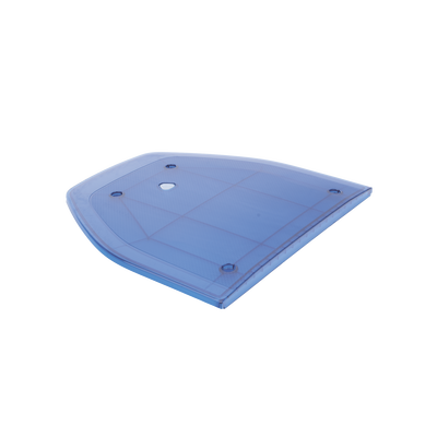 Domo lateral de reemplazo para barra de luces SP216 de la Marca SignalPro, Color Azul
