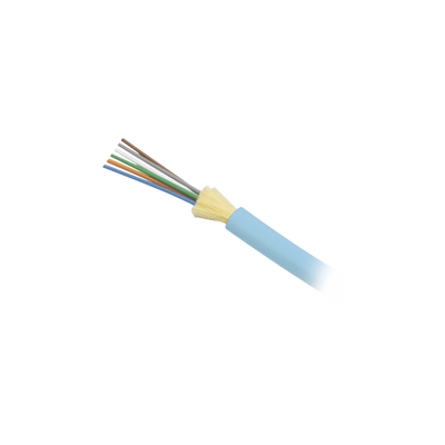 Cable de Fibra Óptica de 6 Hilos, Interior, Tight Buffer, No Conductiva (Dieléctrica), Plenum, Multimodo OM3 50/125 Optimizada, 1 Metro (3.28 Pies)