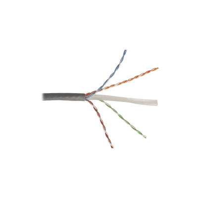Bobina de Cable UTP Reelex, de 4 Pares, Desempeño Cat6, LS0H (Bajo Humo, Cero Halógenos), Color Gris, 24 AWG, 305 Metros (1000 Pies)