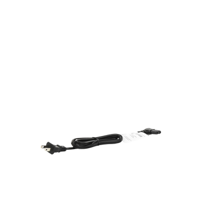 Cable de Alimentación Eléctrica para 120-240 Vca / 1 Metro (3.28 Pies) / 2 Clavijas Tipo Americano / Conector en Forma Tipo L